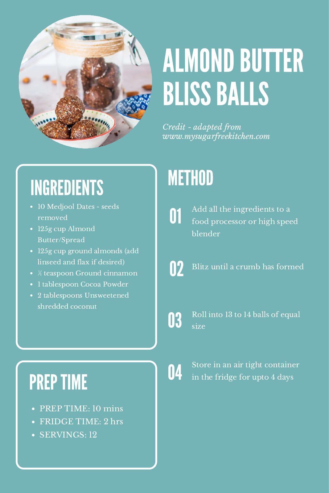 Almond Butter Bliss Balls
